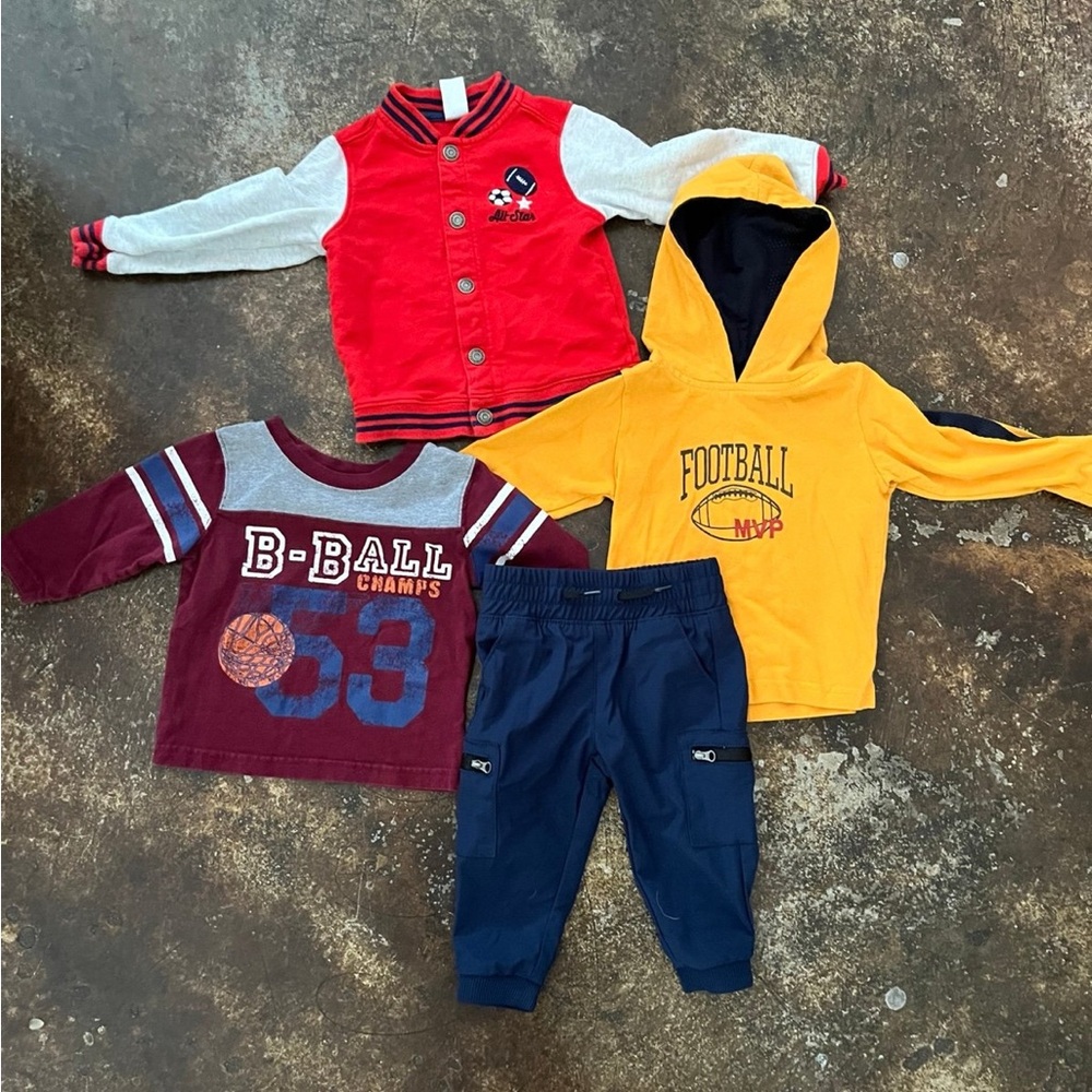 Baby Boy Clothes Sports Bundle Vintage